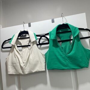 NEW Collard long line sports bras